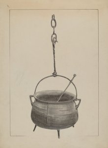 Chaleira com colher de Benjamin Resnick