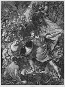 Dentatus (gravura) de Benjamin Robert (after) Haydon