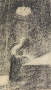 Esboço abstrato de uma figura de Benjamin Robert Haydon