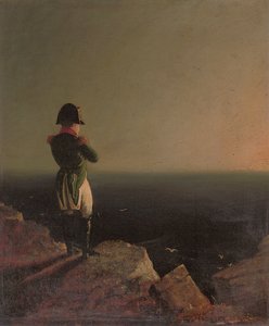 Napoleon Bonaparte Musing em Santa Helena, 1841