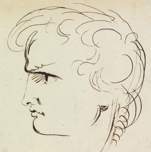 Estudo do Retrato de um Jovem de Benjamin Robert Haydon