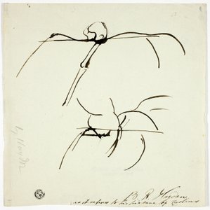 Esboços relacionados com a pintura de Marcus Curtis de Benjamin Robert Haydon