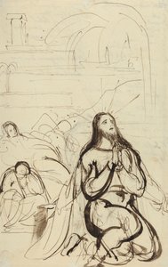 Estudo para, Agonia no Jardim de Benjamin Robert Haydon