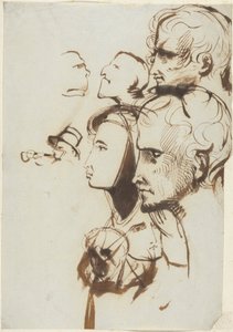 Estudo de Faces de Benjamin Robert Haydon