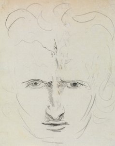 Estudo da Face Expressiva de um Homem de Benjamin Robert Haydon