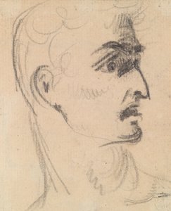 Estudo da Expressão Facial de um Homem de Benjamin Robert Haydon