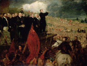 A Reunião dos Sindicatos em Newhall Hill, Birmingham, 16 de maio de 1832 de Benjamin Robert Haydon