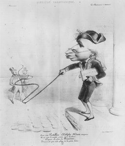 Caricatura de Adolphe Adam (1803-56), do Panteão Charivarique