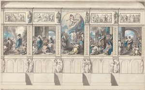 Desenho para um Muro da Capela da Religião Revelada de Benjamin West