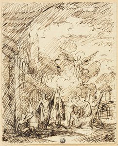 Figuras em Paisagem de Benjamin West