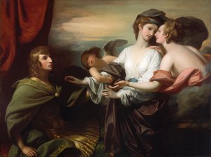 Helen trazida para Paris de Benjamin West