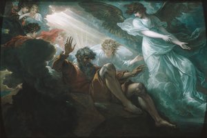 Moisés Mostrou a Terra Prometida, 1801. de Benjamin West