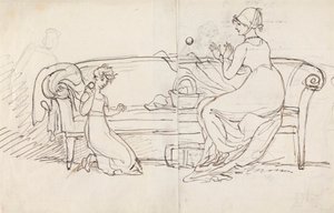 A Sra. West e a Filha Apanham de Benjamin West