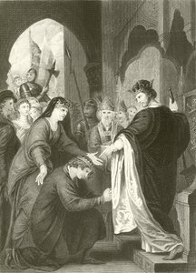 A submissão do príncipe John a Richard I de Benjamin West