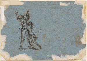 Estudo para "A Filha de Jefté" de Benjamin West