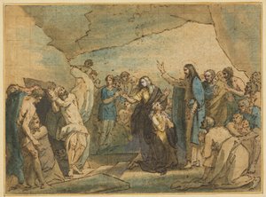 A Ressurreição de Lázaro de Benjamin West