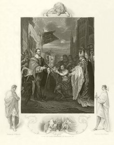 William eu recebo a coroa da Inglaterra de Benjamin West