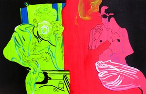 Fim da viagem, Palm Springs, 2003 (óleo sobre tela) de Benoit Erwann Boucherot