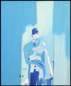 Homme idéal en contrejour surxposé, 2000 (óleo sobre tela) de Benoit Erwann Boucherot