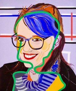 O navio dos tolos : Evelyne, 2020 (óleo sobre tela) de Benoit Erwann Boucherot