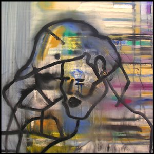 Surautoportrait 1, 2003 (óleo sobre tela) de Benoit Erwann Boucherot