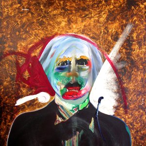 Surportrait : Andy Warhol  Sébastien, 2005 (óleo e folhas de ouro sobre tela) de Benoit Erwann Boucherot