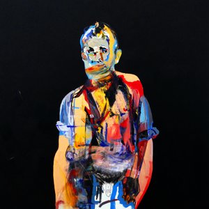 Surportrait : Jean Genet, 2017 (óleo sobre tela)