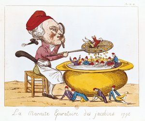 O Pote Purificador dos Jacobinos, 1793 de Benoit Louis Henriquez