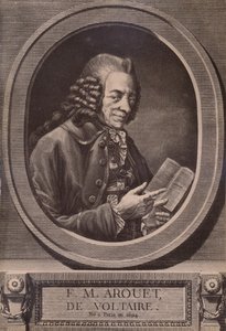 Voltaire, escritor e filósofo francês, século c18th 1894 de Benoit Louis Henriquez