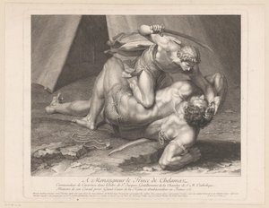 David onthooft Golias de Benoît Audran (I)