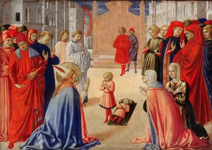 São Zenóbio ressuscita um menino dentre os mortos, 1462