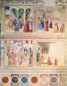 Episódios da Vida de Santo Agostinho, 1463-65 (ver também 192535, 192549, 192550, 192552, 192553, 192554) de Benozzo di Lese di Sandro Gozzoli