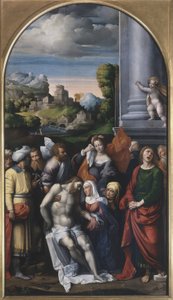Lamentação sobre o Cristo morto de Benvenuto Tisi da Garofalo