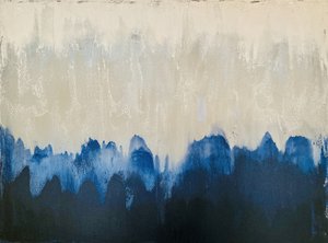 Abstrato azul enevoado