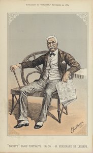 M Ferdinand de Lesseps (cor litho)