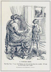 A questão dos Balcãs, uma meada emaranhada (litho)