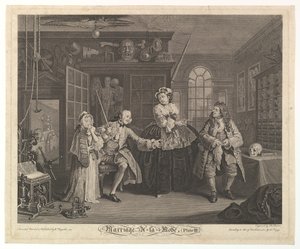 Casamento A-la-Mode, Placa III, abril de 1745.