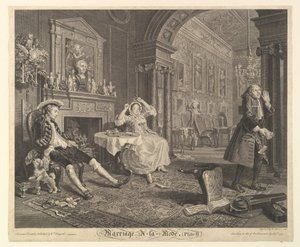Casamento A-la-Mode, Placa II, 1º de abril de 1745.