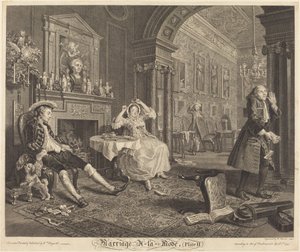 Casamento à la Mode: pl. 2, 1745.