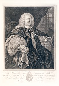 Retrato do Dr. Benjamin Hoadly, Lorde Bispo de Winchester, 1743. de Bernard Baron