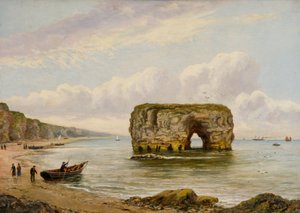 Marsden Rock, c.1880-1900 (óleo sobre tela)