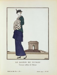 LE JARDIN DU PEYROU - Fato Chéruit de Bernard Boutet de Monvel