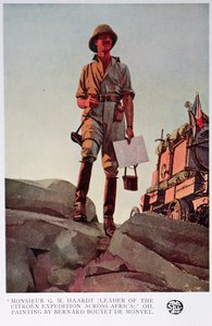 Sr. G. M. Haardt, Líder da Expedição Citroën em toda a África