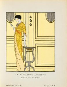 Vestido de jantar Redfern de Bernard Boutet de Monvel