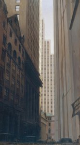 Vue de Wall Street de Bernard Boutet de Monvel