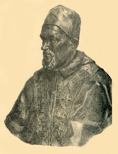 Busto do Papa Inocente X, c1690, 1881. de Bernard Collier