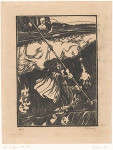 Cuchulainn lutando contra o surf