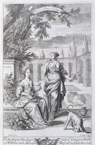 Ética do olfato, ilustração do livro 1, parte 8, capítulo 14 de &39;Os Princípios da Filosofia&39;, de Anthony Le Grand, gravada por Johannes Kip (165253-1722), 1694