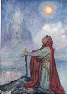 Para um paradoxo, ilustração do "Rabino Ben Ezra" de Robert Browning (cor litho)