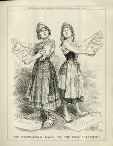 Ilustração de Bernard Partridge (1861-1945) na Punch de Bernard John Partridge